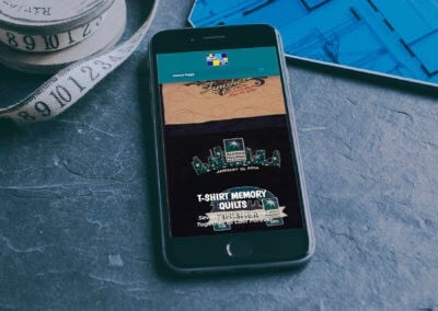 T-Shirt Memory Quilts Website Design