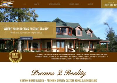 Dreams 2 Reality Custom Homes