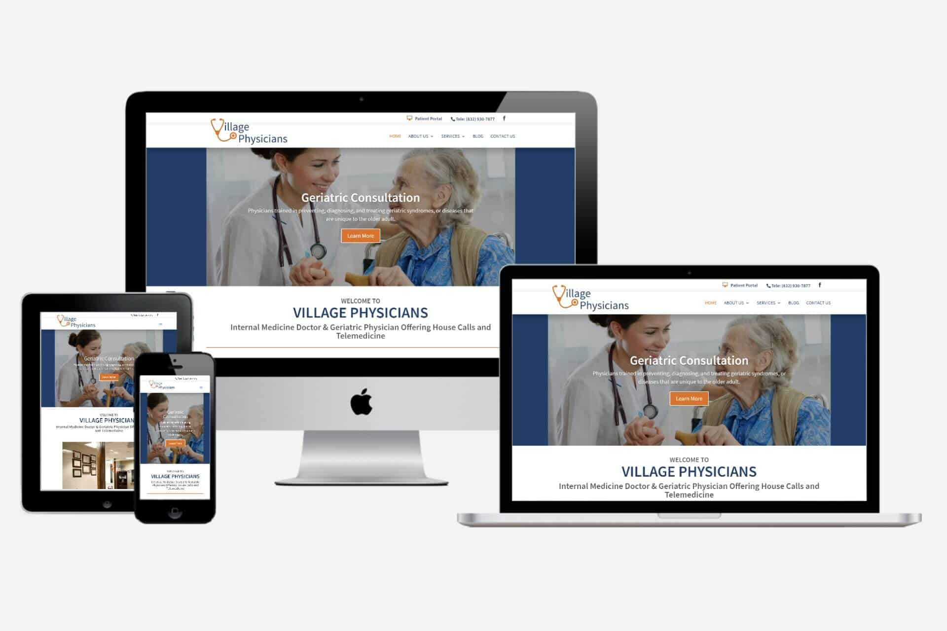 Village Physicians Website Design by WizardsWebs Design LLC