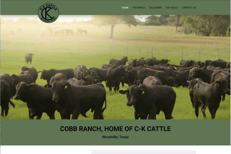 Cobb Ranch, Home of C-K Cattle