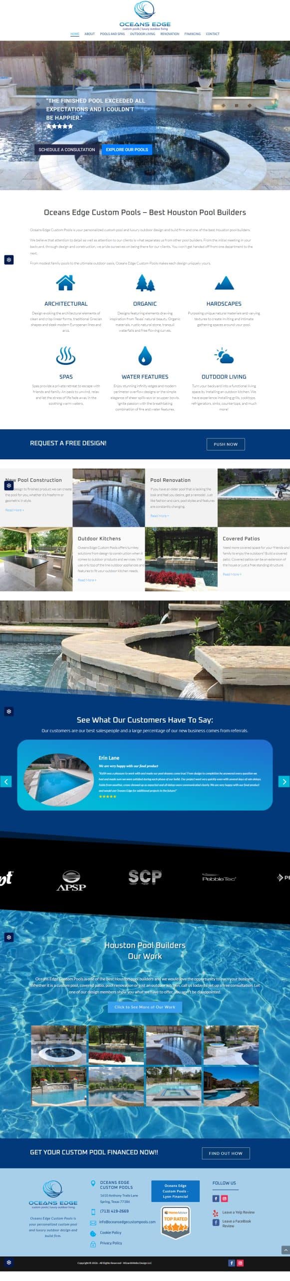 Oceans Edge Custom Pools Oceans Edge Custom Pools