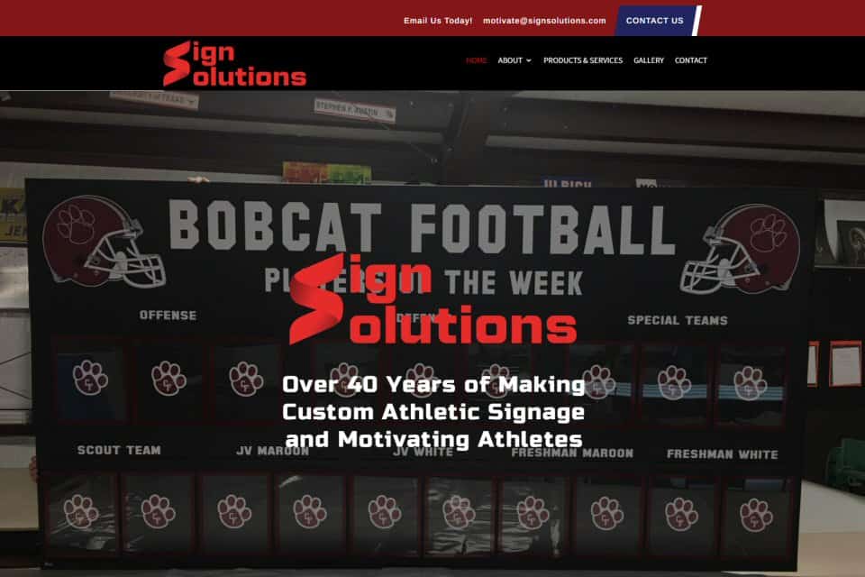 Sign Solutions, Inc. Tomball, Texas